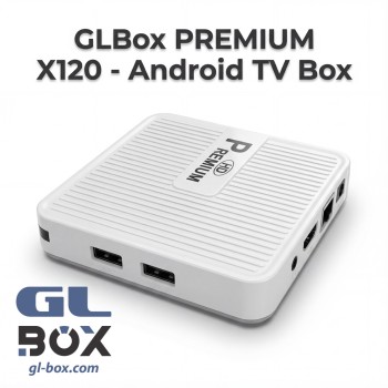 اندروید باکس PREMIUM X120 جی ال باکس با Android 14 و اشتراک IPTV